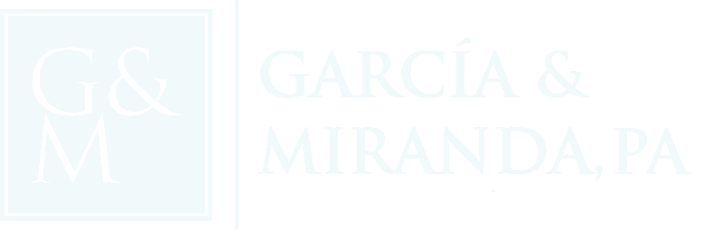 Garcia & Miranda, PA Logo White