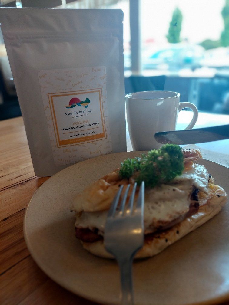 Jiggling Lemon Balm Leaf Tea — Brighton, TAS — Moes Cafe & Restaurant