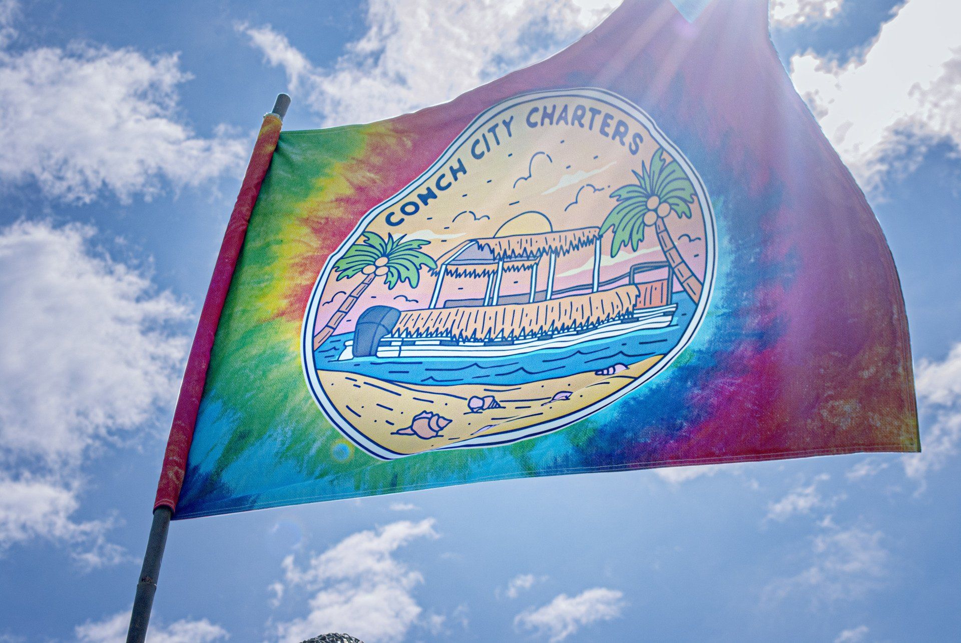 Conch City Charters flag