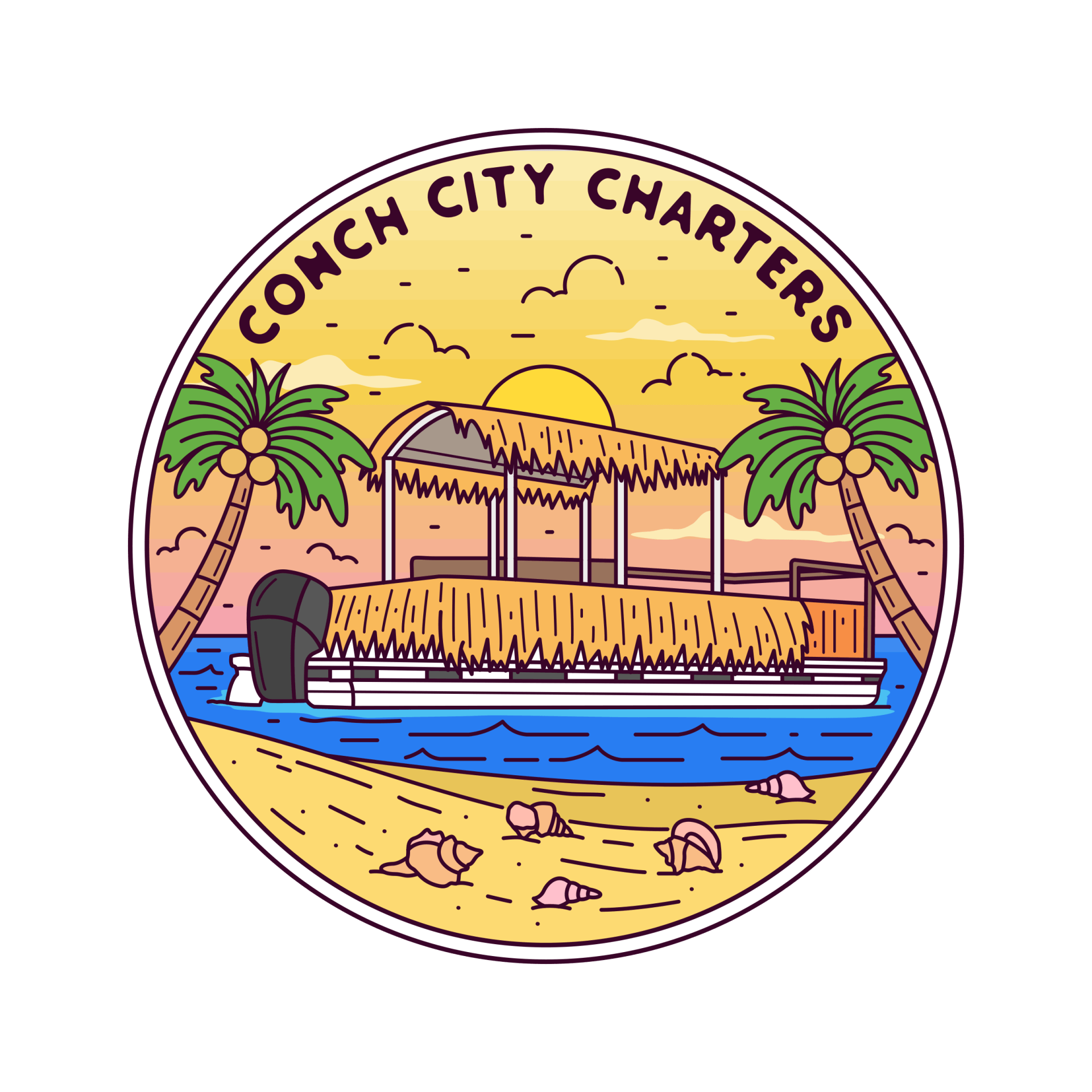 Conch City Charters Logo