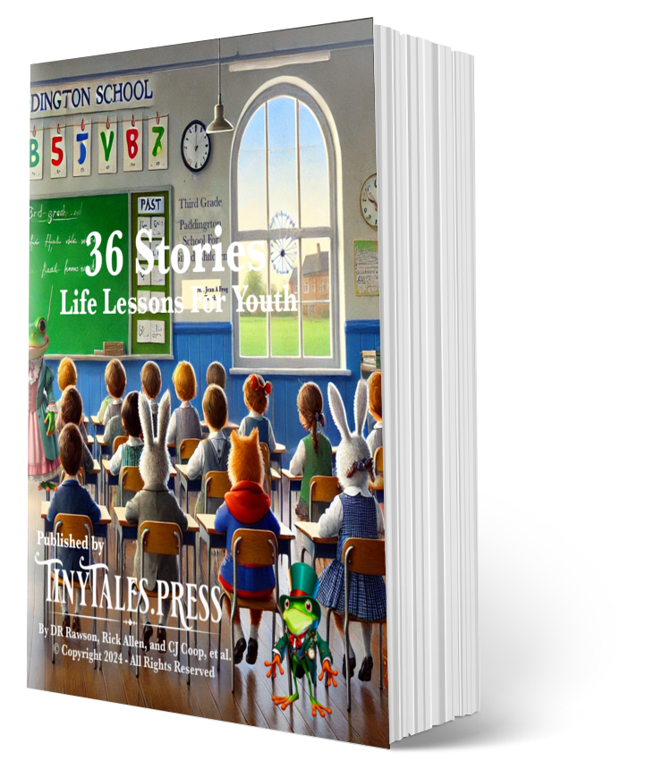 A book titled 36 stories life lessons for youth
