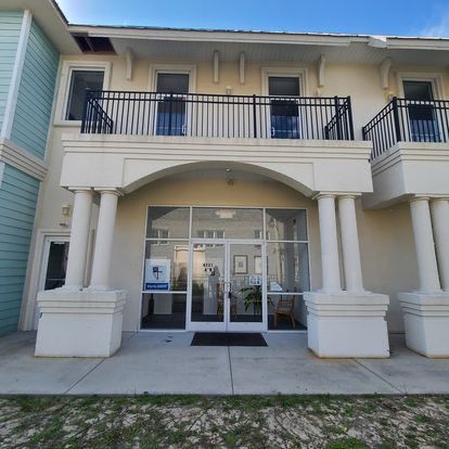 Entrance to offices and the Upper Room.
