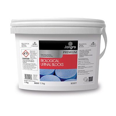 Biological urinal blocks