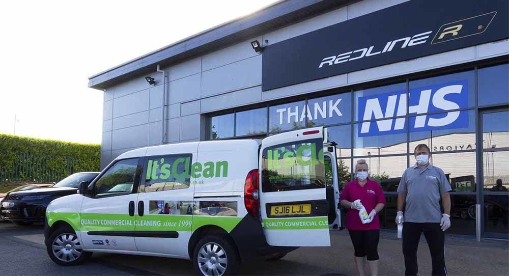 It's Clean team at Redline Specialist Cars