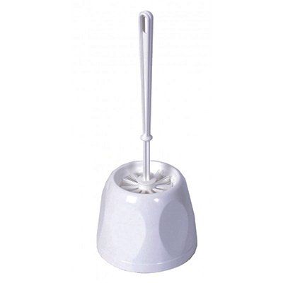 Toilet brush and holder set