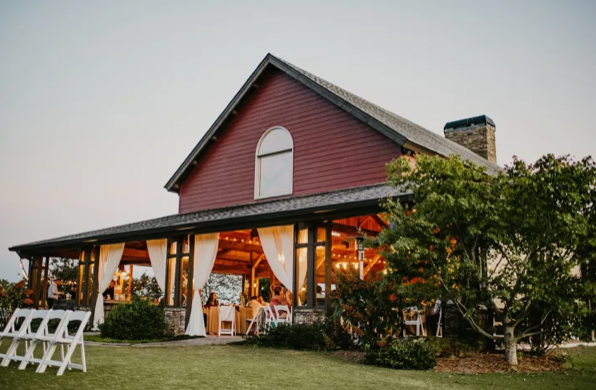 north Georgia mountains vineyard wedding