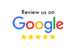 A google logo that says review us on google