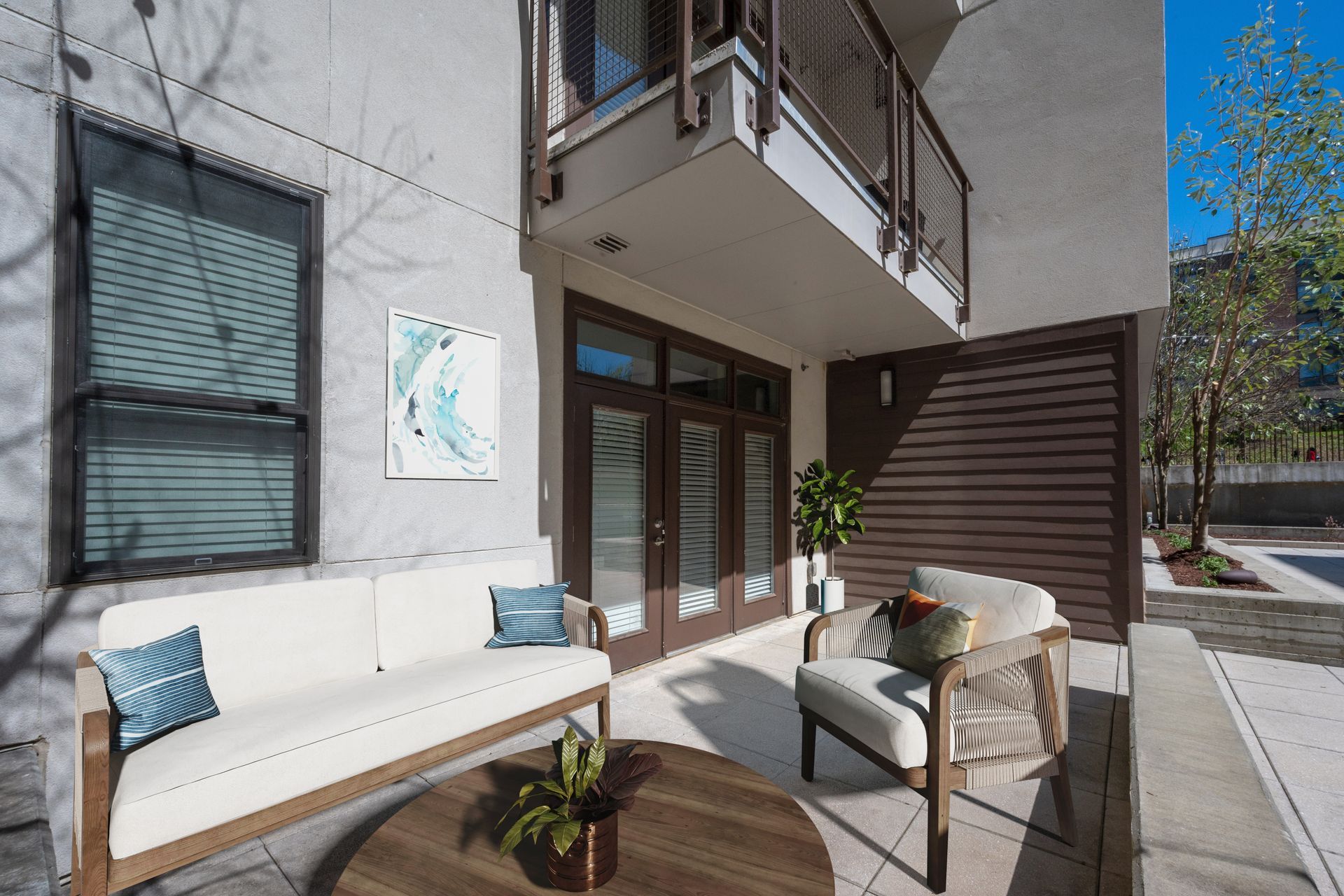 Balcony at North and Line in Atlanta, GA.