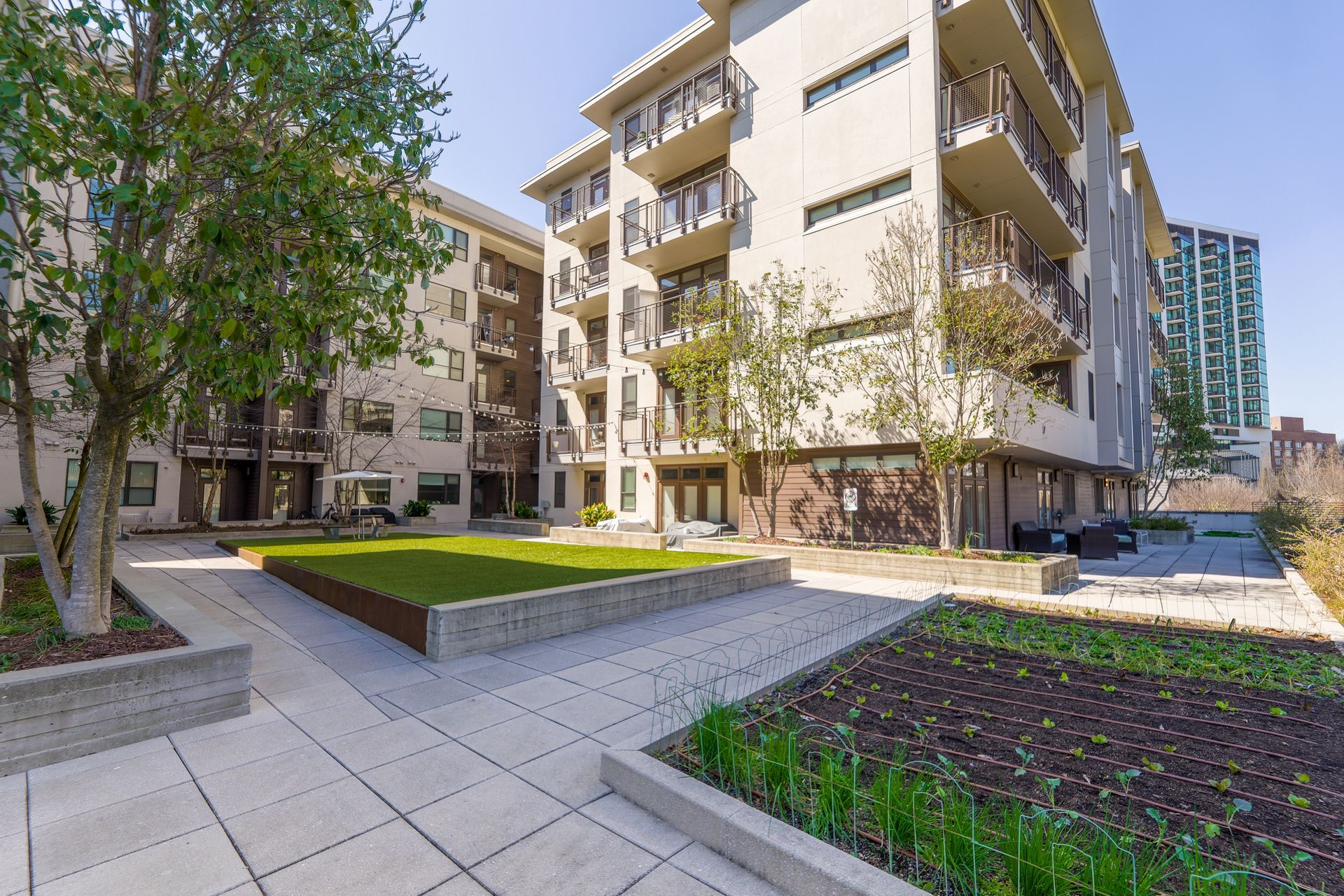 Courtyard at North and Line in Atlanta, GA.
