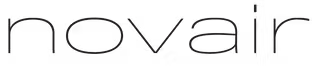 Logo Novair en caract&egrave;res fins gris clair