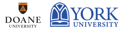 Doane University and York University Logo