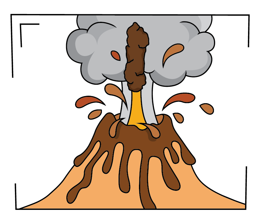 Mount Vepoovius. Explosive poo based on the italian volcano; Mount Vesuvius 
