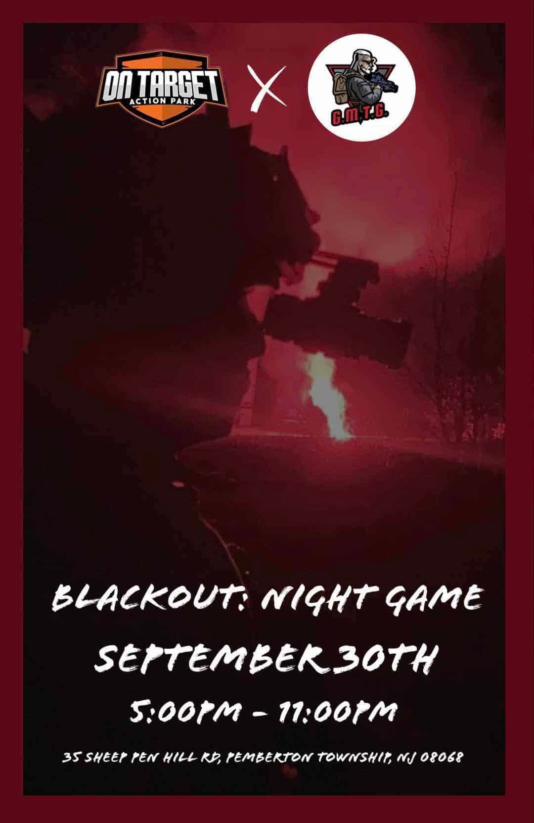 Blackout Airsoft Night Game On Target Action Park Airsoft NJ