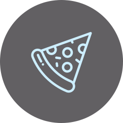 icona di fetta di pizza