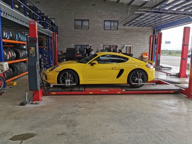 garage with equipment
