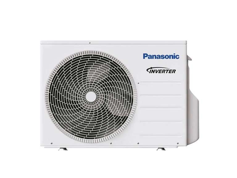 A panasonic inverter air conditioner is shown on a white background
