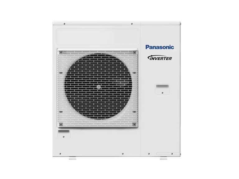 A picture of a panasonic air conditioner on a white background.