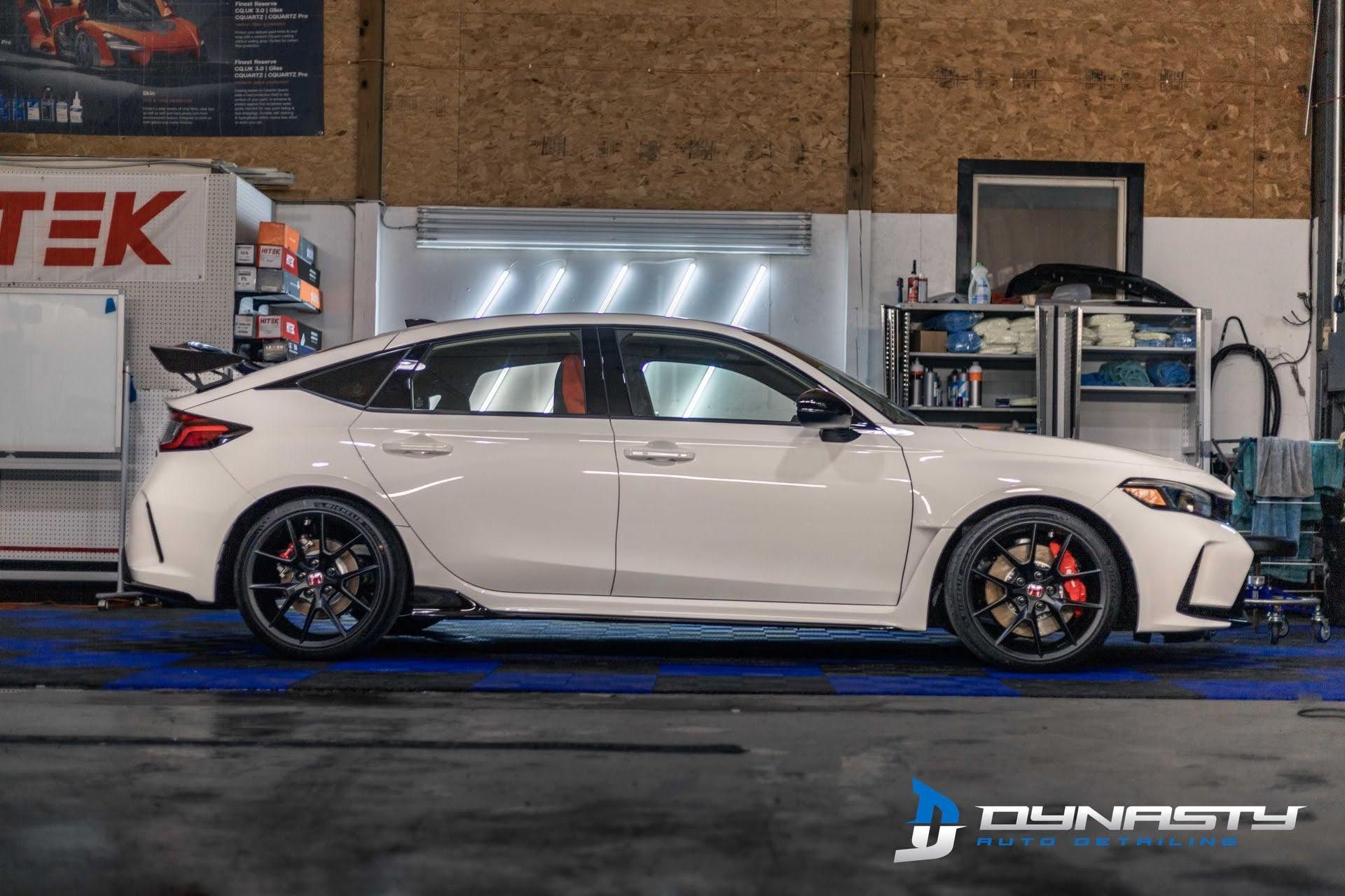 paint protection film on car