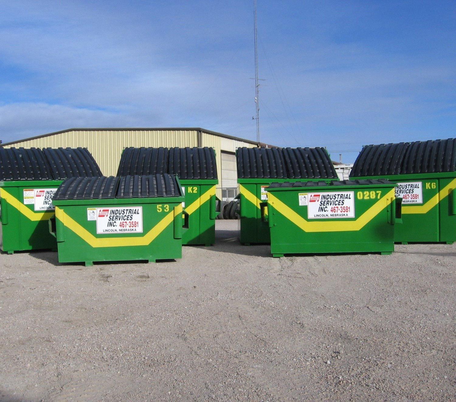 Residential Waste Bins — Lincoln, NE — Industrial Services Inc.