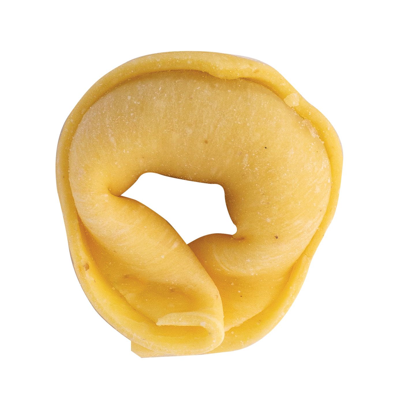 Un primo piano di una ciambella con un buco nel mezzo