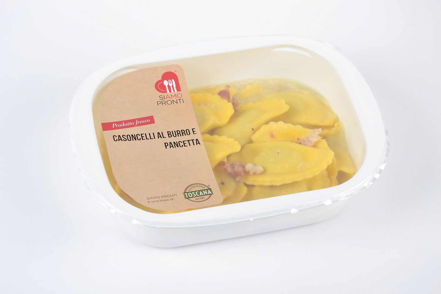 Casoncelli al burro e pancetta