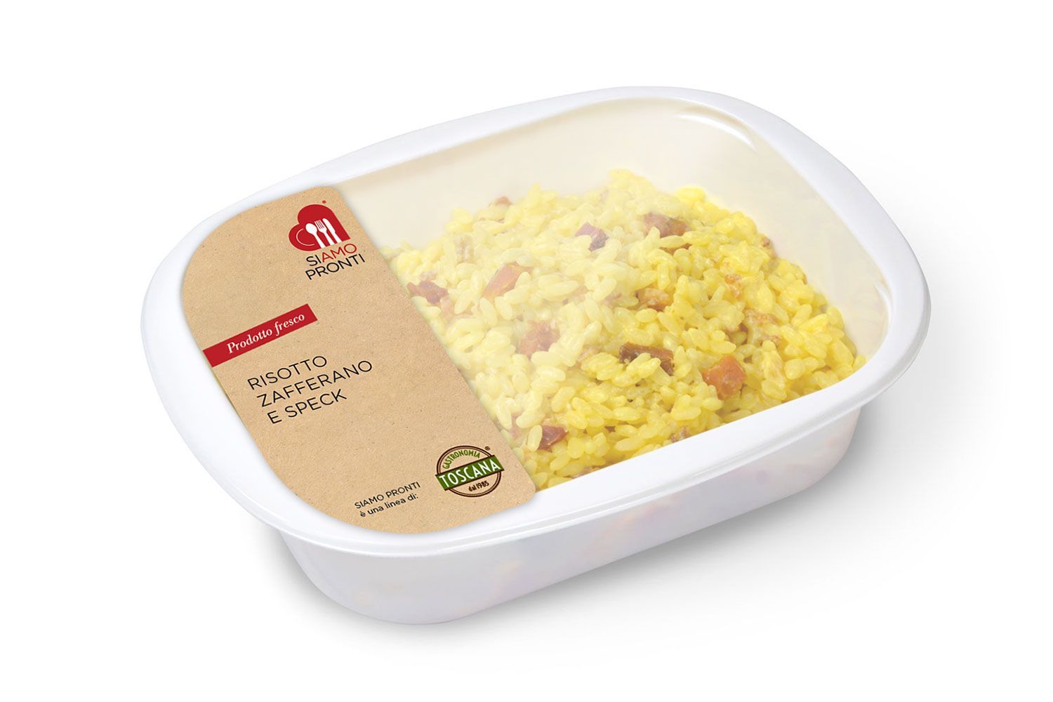 Risotto zafferano e speck