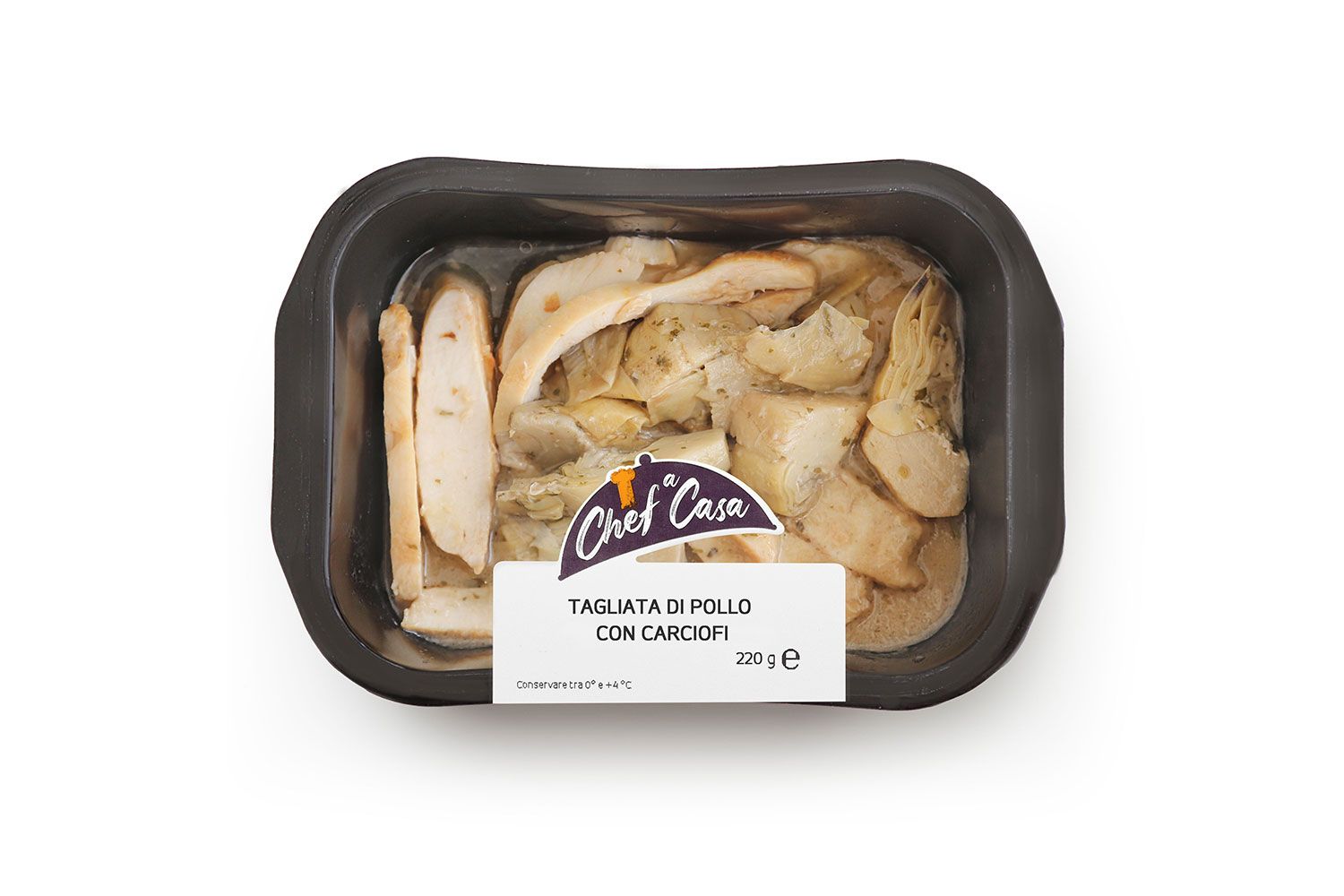 Tagliata di pollo con carciofi