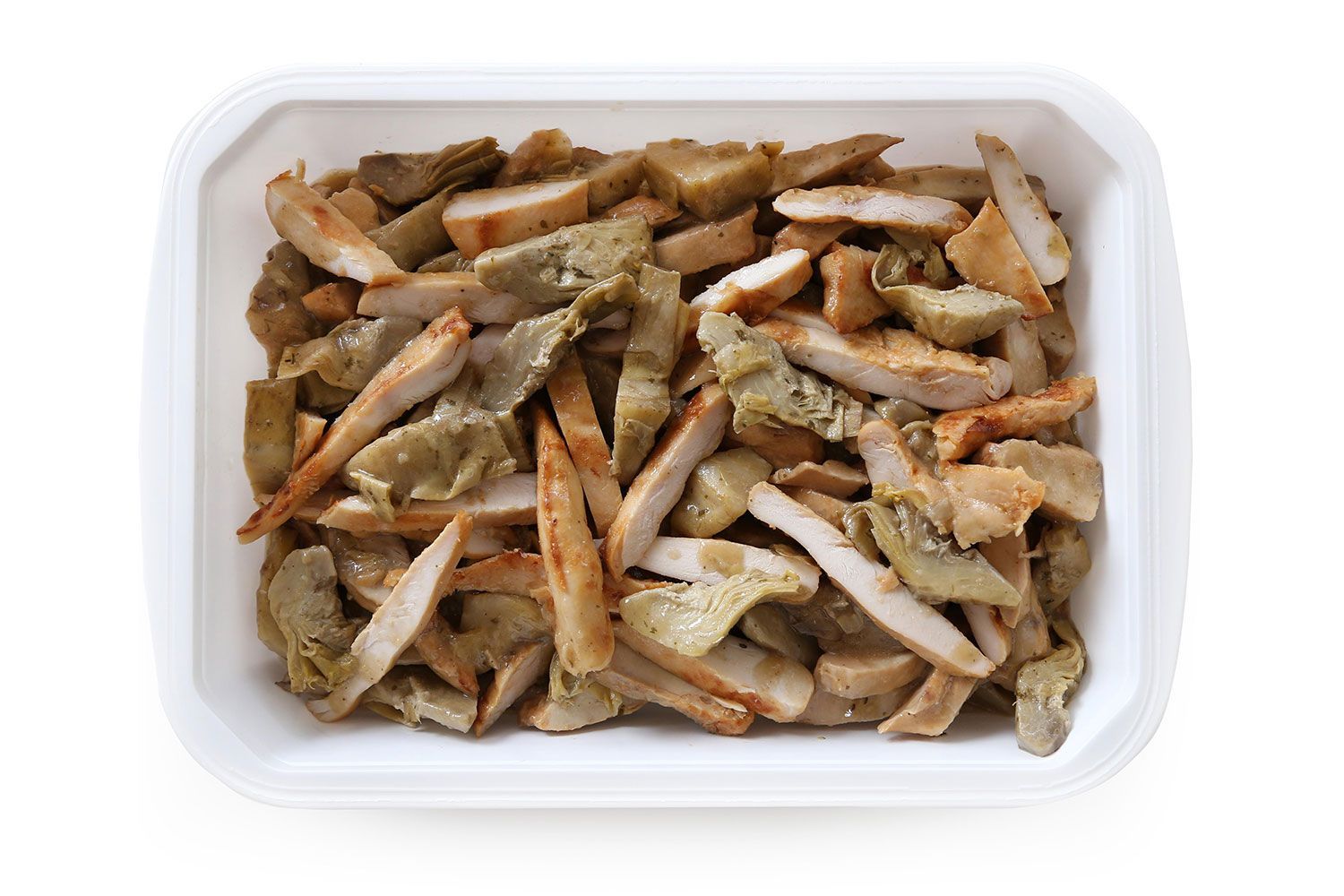 Tagliata di pollo ai carciofi