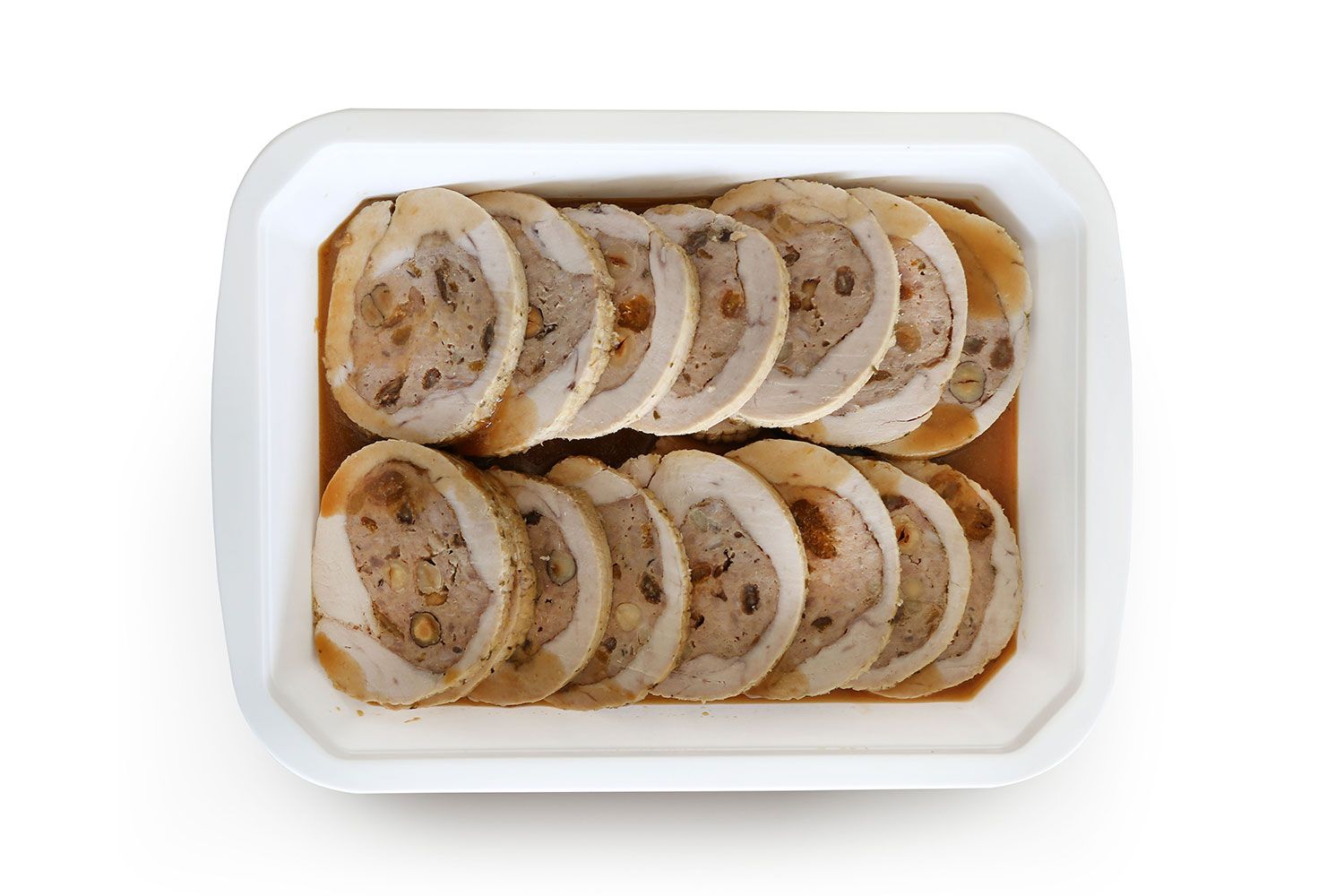 Arrosto di tacchino con albicocche e nocciole