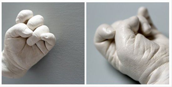 Baby 3D hand casts