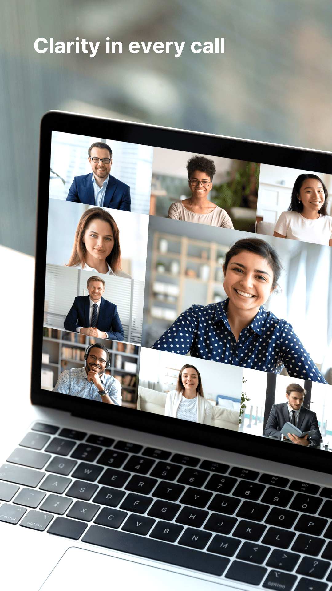 Sales and marketing teams in a video call — ‘Clarity in every call’ with Engageworks GTM insights.