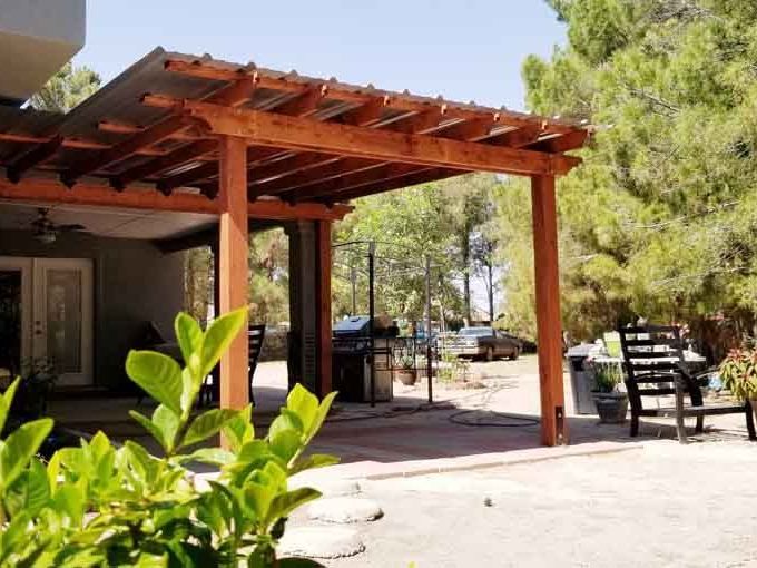 Pergola Steel Roof