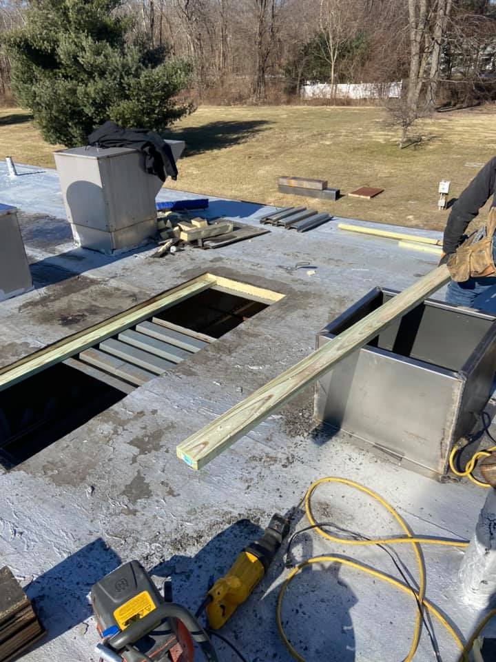 Ventilation Hood Curbs Installed On An Existing Modified Bitumen Roof System 3 — Fishkill, NY — Honest Reliable Roofing