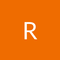 The letter r is on an orange background.