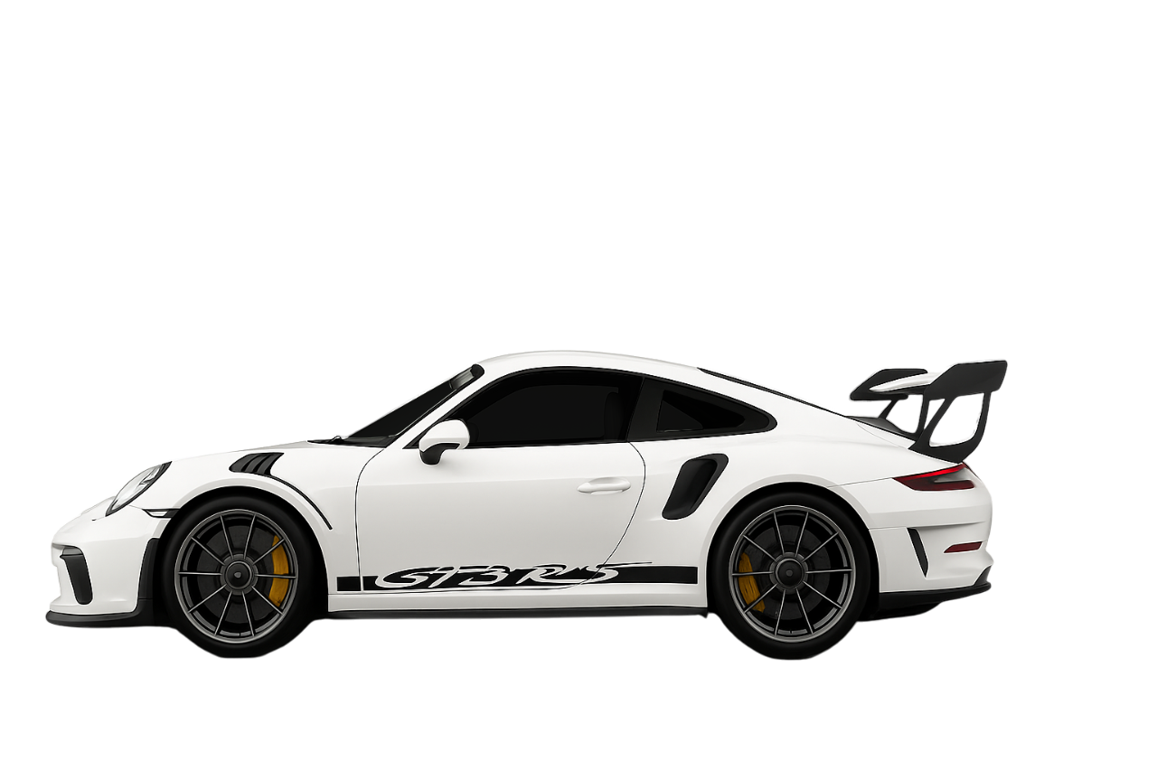 Vehicle side windows showing 5 percent, 20 percent, and 35 percent tint
