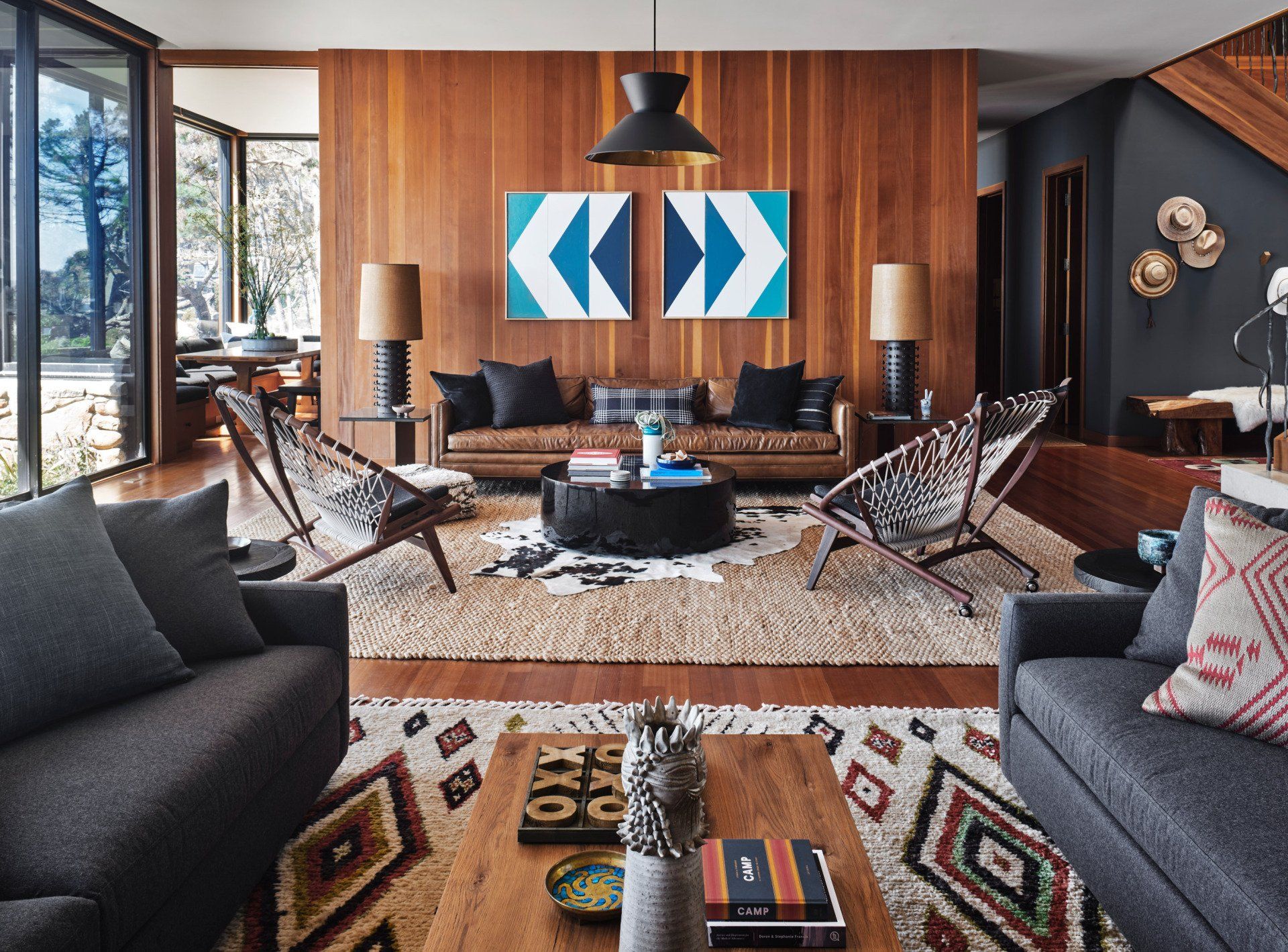 Living room in a Home in Northern California designed by Dakota DesignWorks