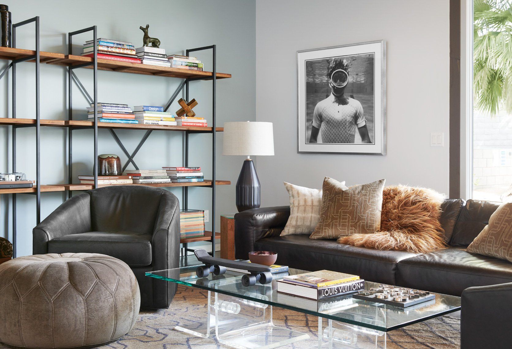 Living room of a house in Palm Springs designed by Dakota DesignWorks