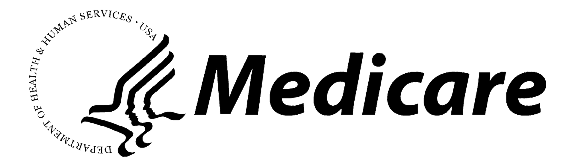 Medicare logo with the HHS emblem.