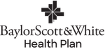 Baylor Scott & White Health Plan logo, with a black cross symbol above the text.