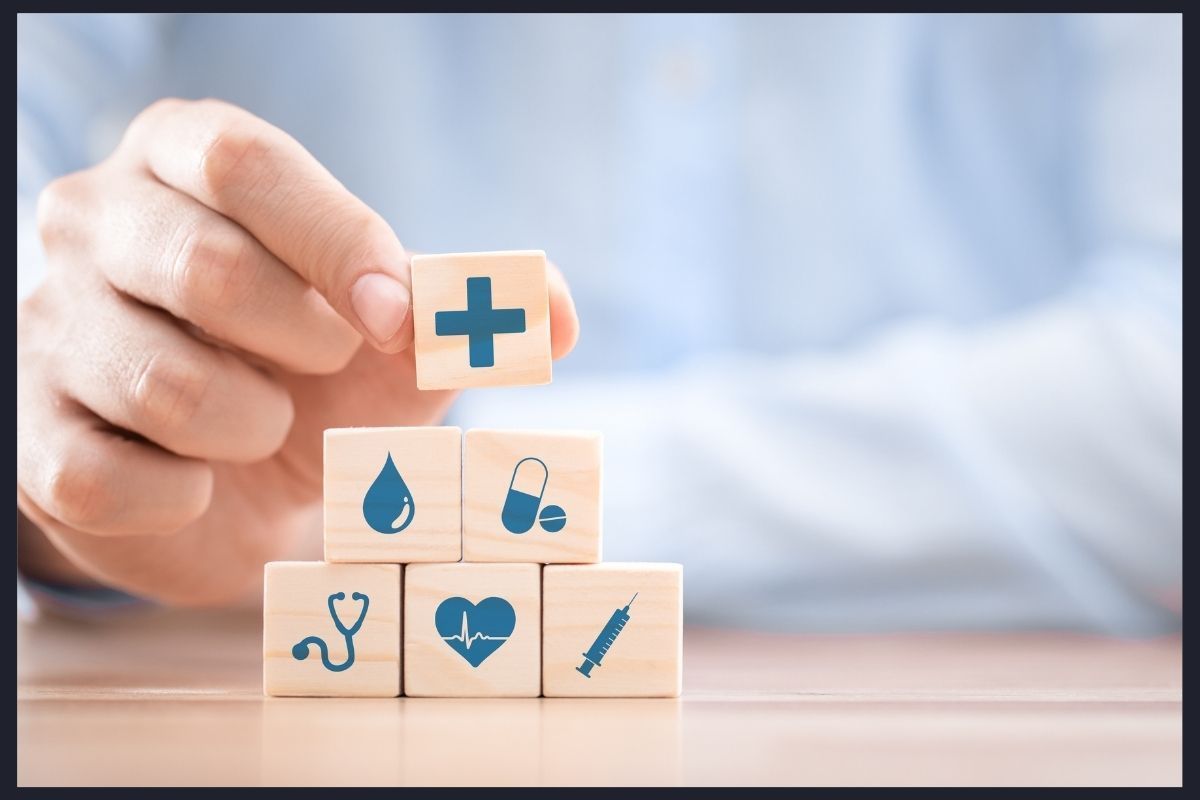 blocl of medical symbols