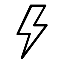 Lightning bolt icon.