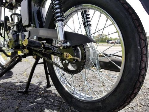 CAFE RACER 125CC GAS BIKE REAR WHEEL