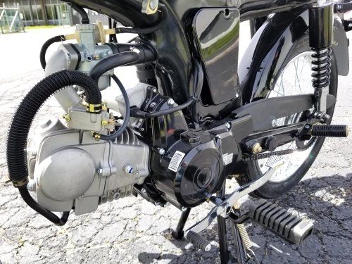 CAFE RACER 125CC GAS BIKE LEFT ENGINE