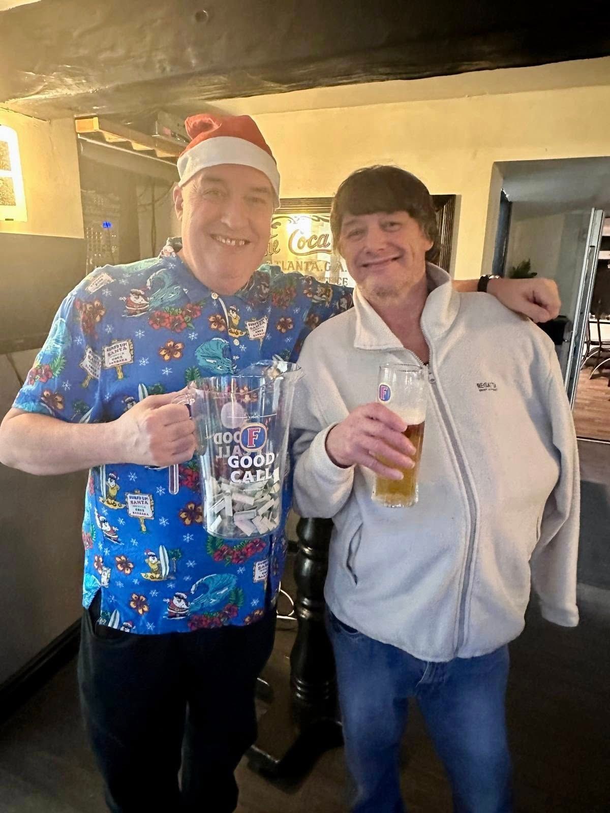 Christmas parties at the Boot & Shoe, Waterfoot, Rossendale