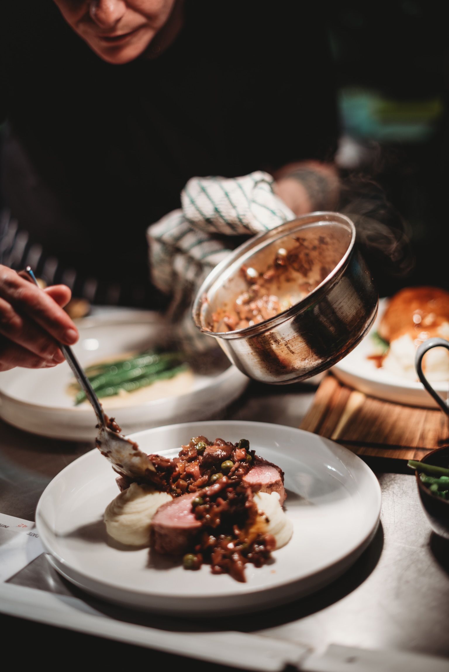 In the kitchen at the Boot & Shoe Waterfoot, Rossendale