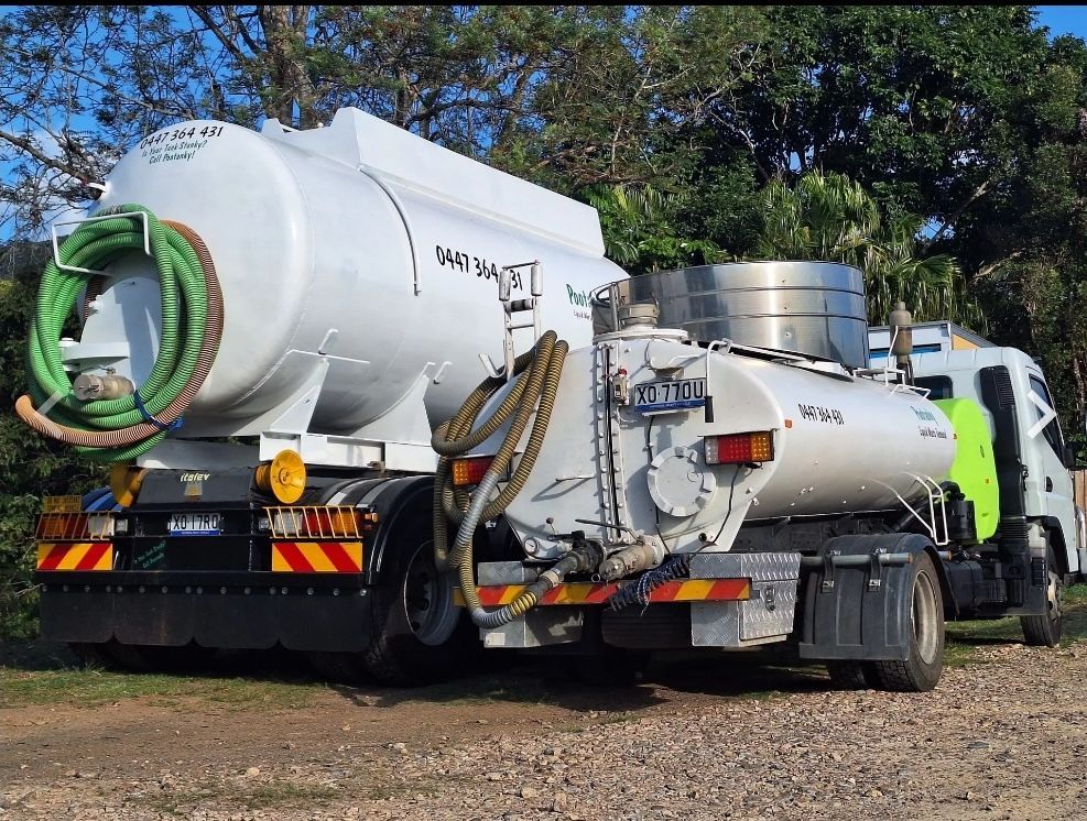 Pumping Water Into A Septic Tank With A Hose — Pootanky Tweed Heads, NSW