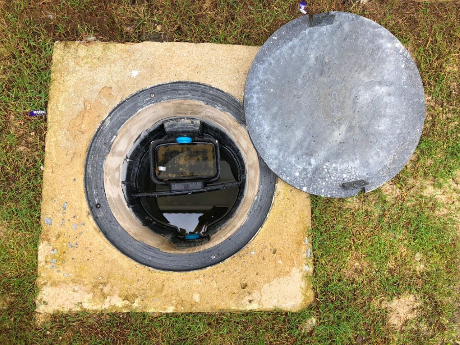 An Aerial View of a Septic Tank With the Lid Open — Pootanky Ballina, NSW