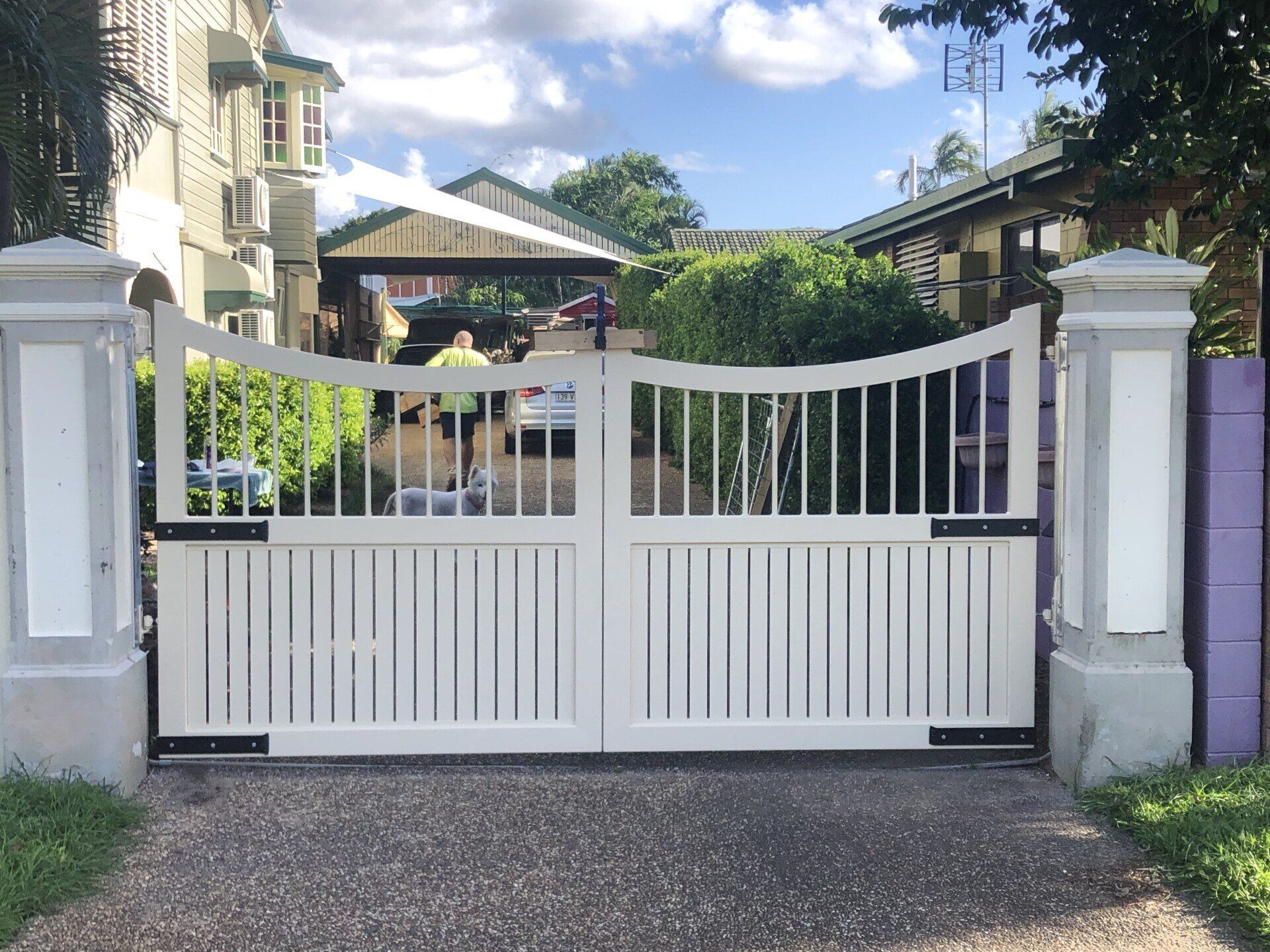 Aluminium Lattice Gate Centre — Lifestyle Aluminium Lattice in West End, QLD