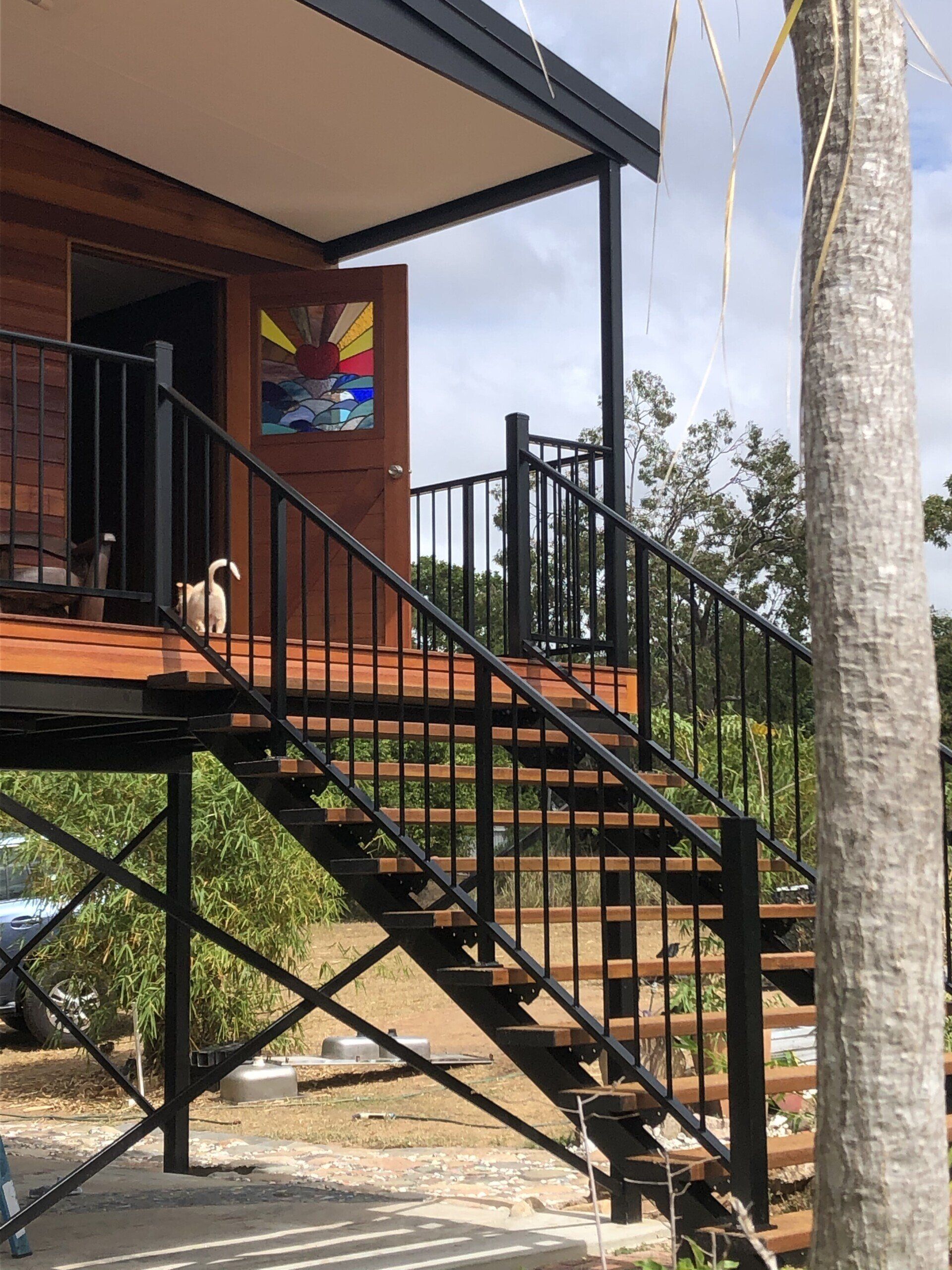 The Wooden House Left — Lifestyle Aluminium Lattice in West End, QLD