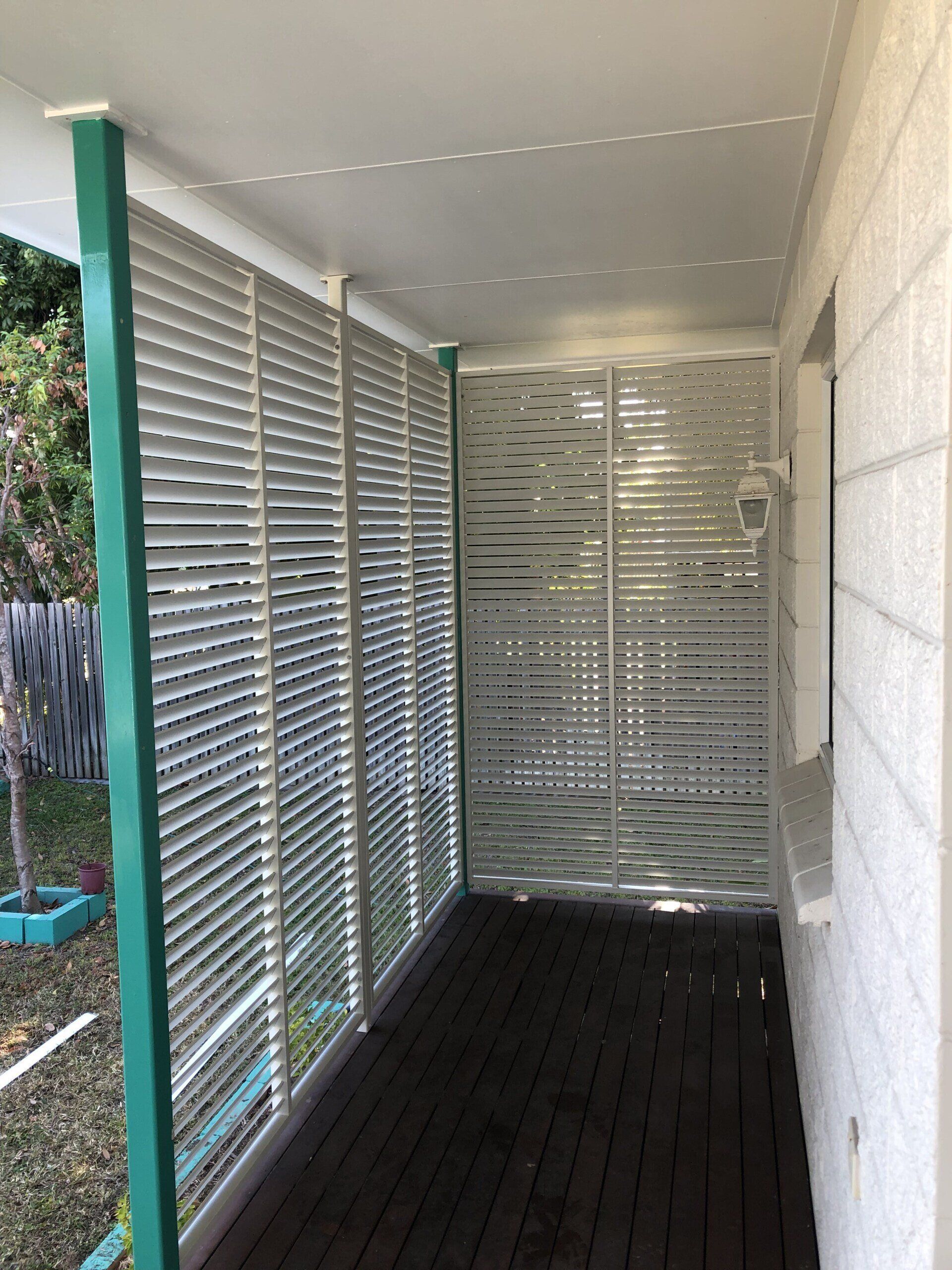 Lattice With Gate Inside The House Other — Lifestyle Aluminium Lattice in West End, QLD